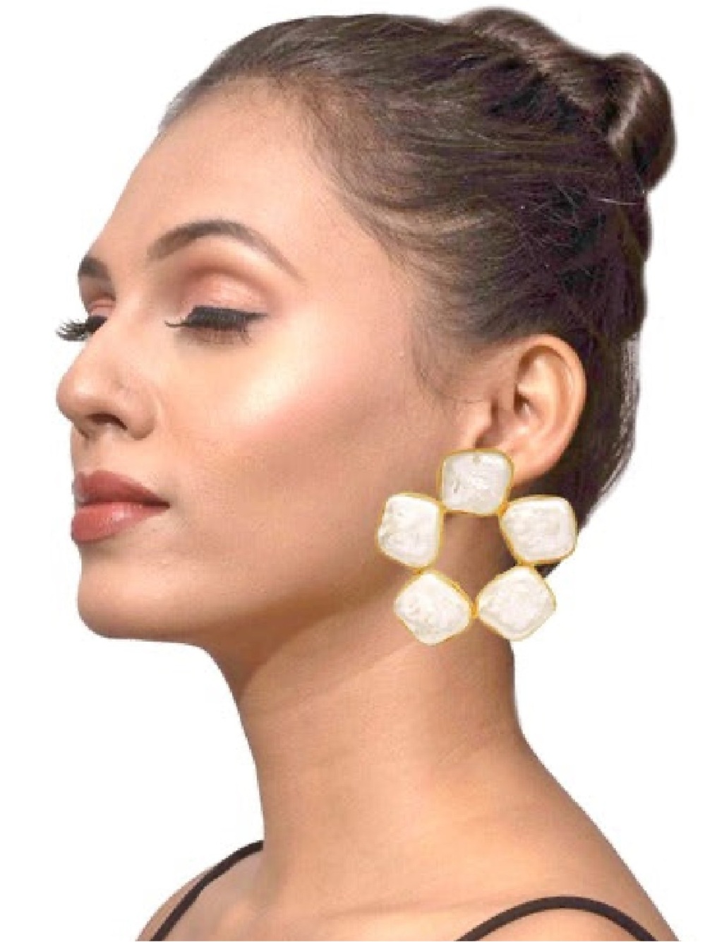 Catania Mother if Pearl Drop Earrings.